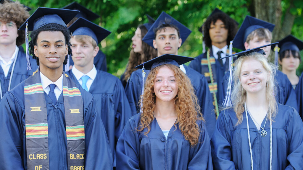 College-bound MV students at graduation