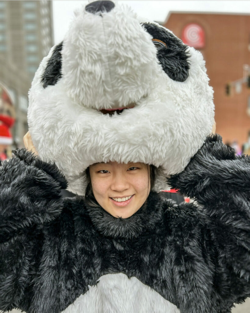Dayal student participating in Thanksgiving Parade